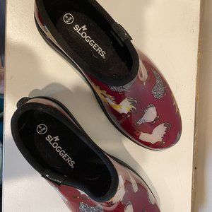 Sloggers  size 9 Women Chicken Red